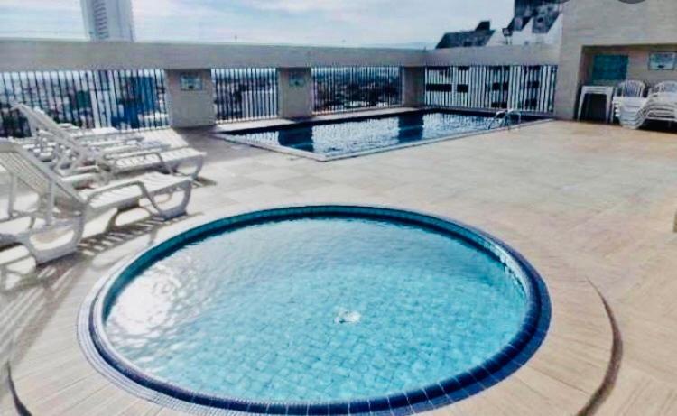 Flat -Hidromassagem Privativa E Piscina A 500 Mts Da Praia São Vicente Exteriér fotografie